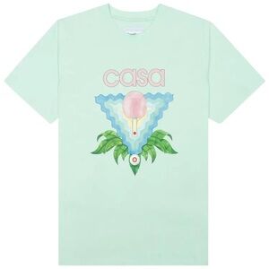 Casa Graphic Short Sleeve Tee in Mint